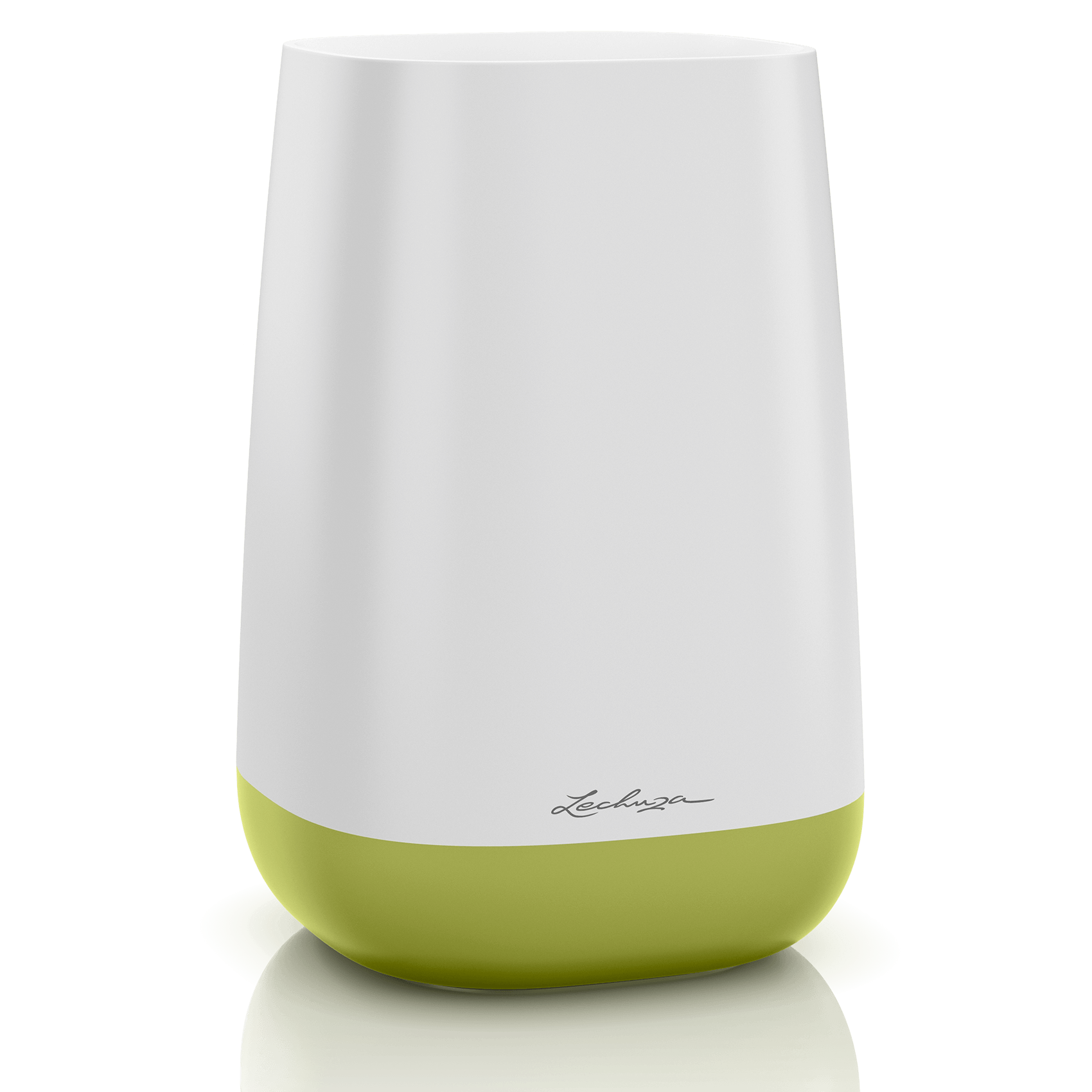 Flower YULA white/pistachio semi-gloss