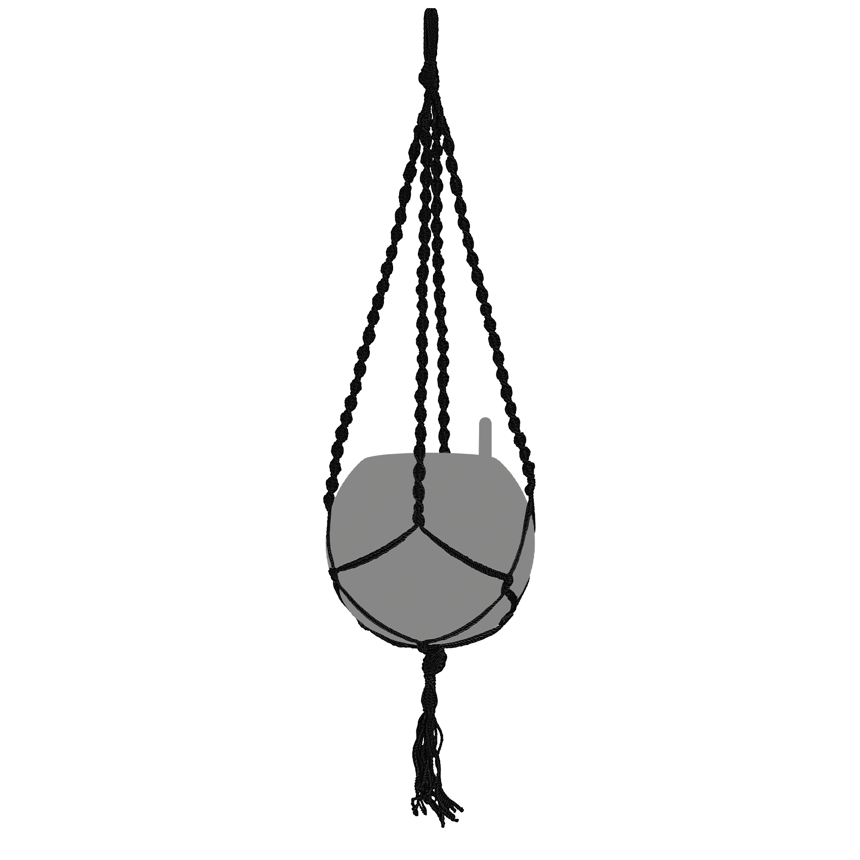 MAKRAMEE BOHO 90 noire