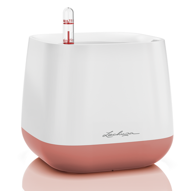 YULA planter white/pearl rose semi-gloss