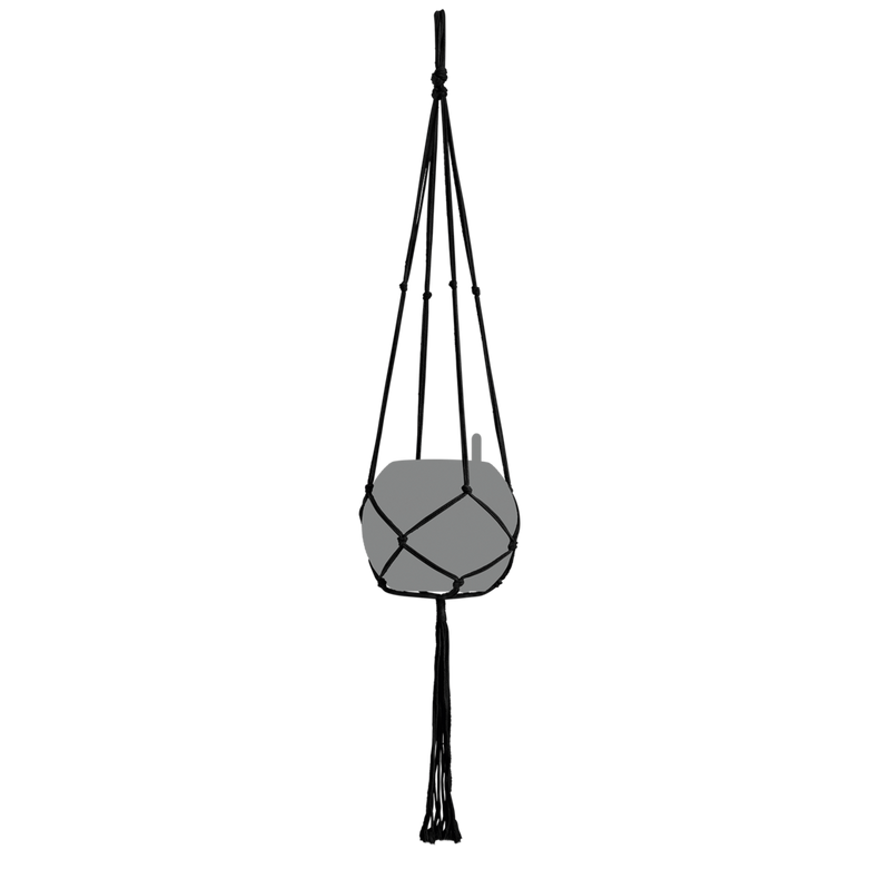 Μακραμέ  Cotton PURE 120 black