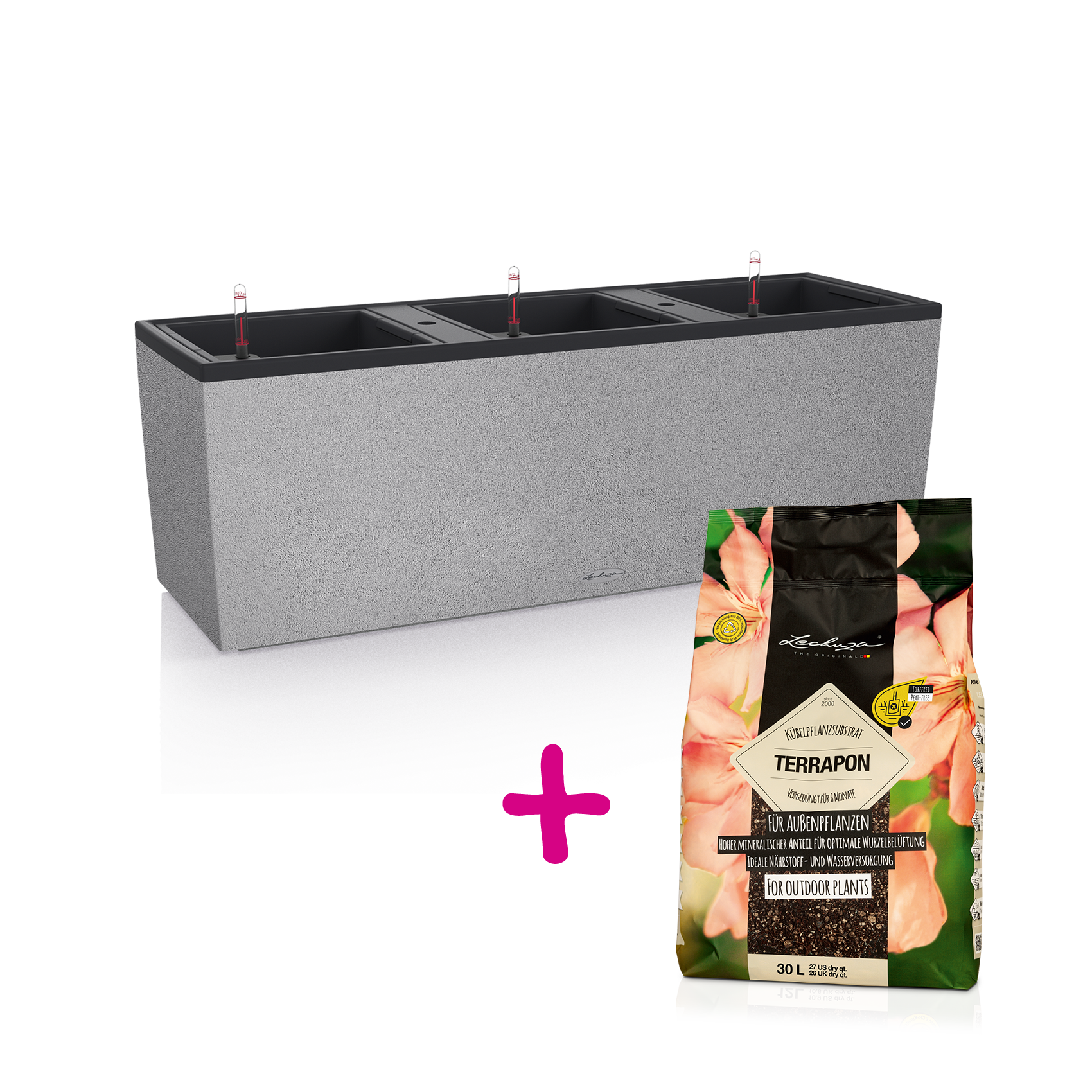 TRIO Stone 30 steingrau + TERRAPON 30 Liter*
