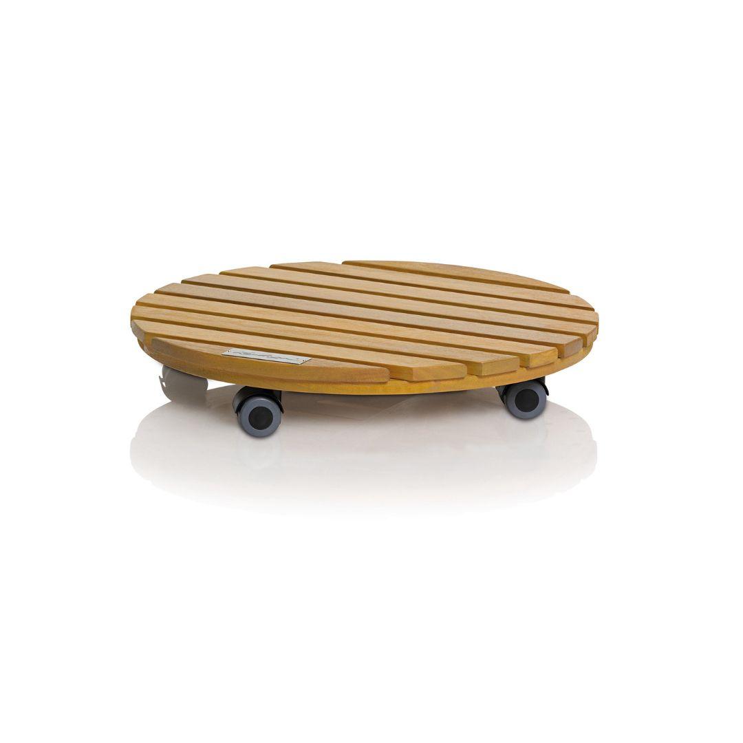 Rolluntersetzer Natural Wood  40 round Eukalyptusholz