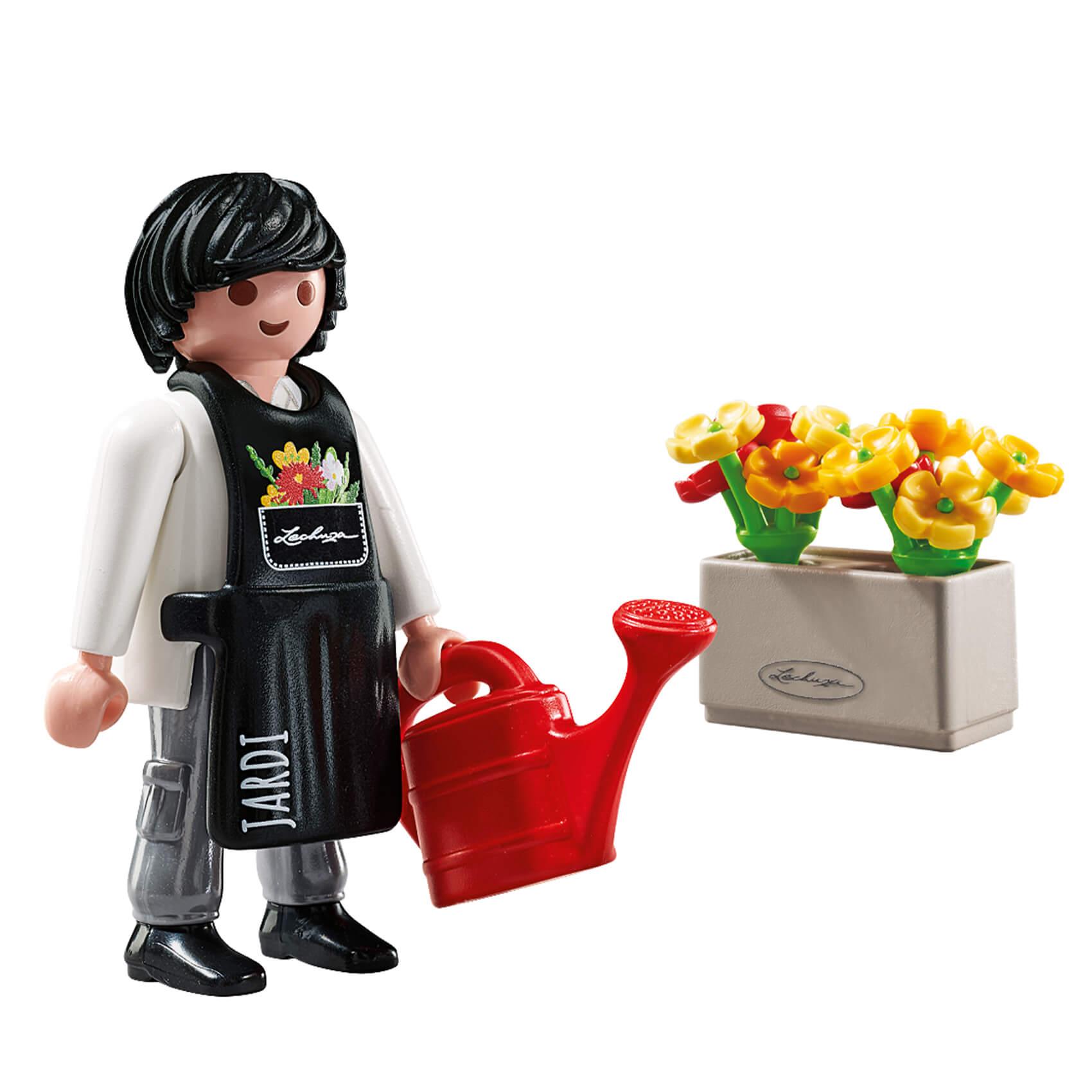 PLAYMOBIL LECHUZA Figurine Expert en plantes (7,5 cm)