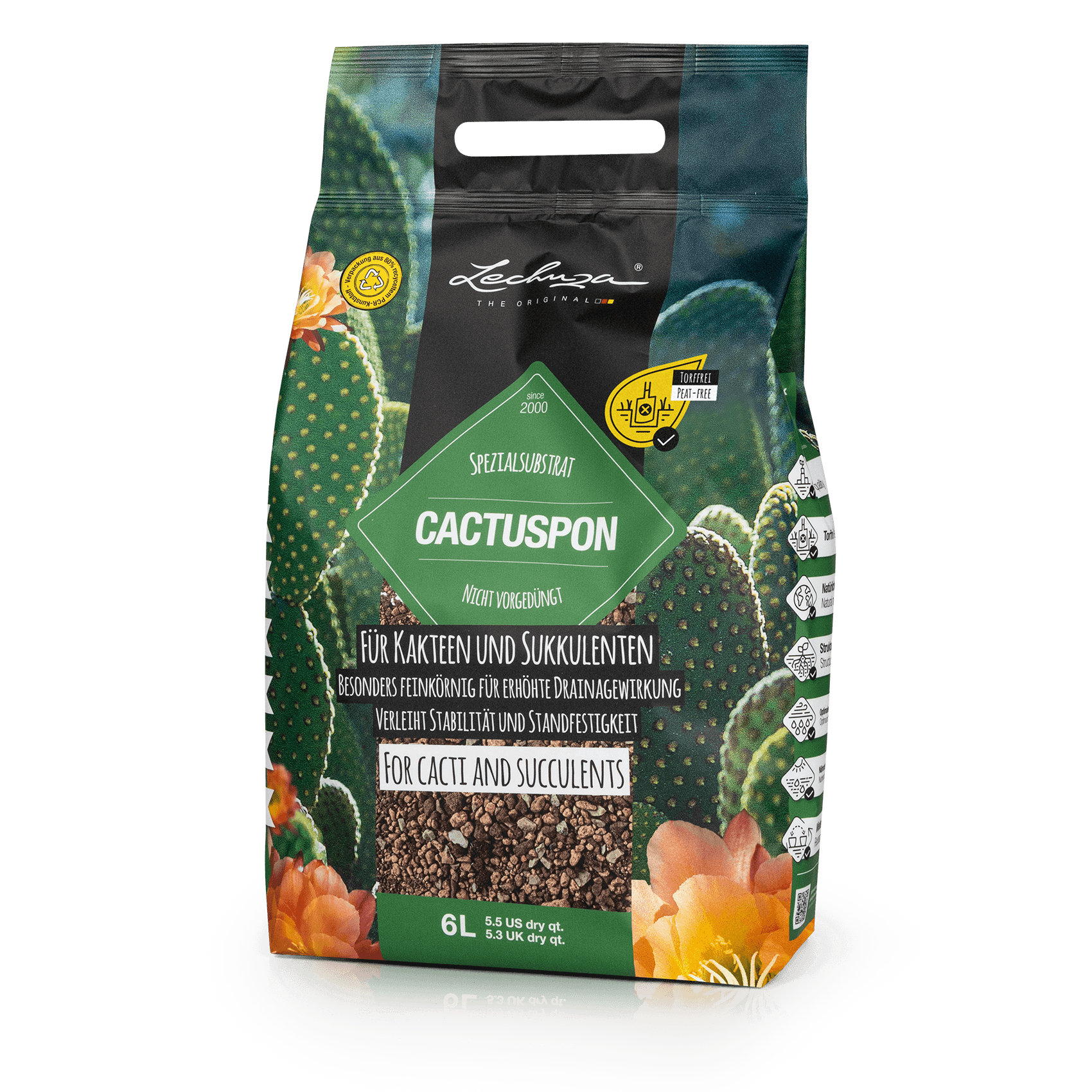 Substrato per piante CACTUSPON 6 litro Thumb