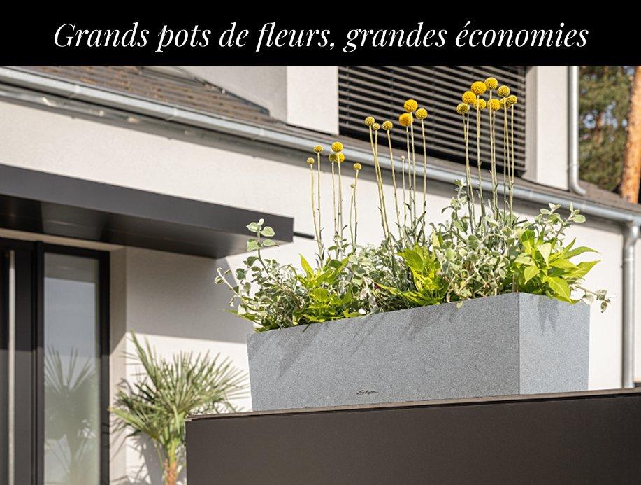 &Eacute;conomisez jusqu&rsquo;&agrave; 50 &euro; sur les
        grands bac &aacute; fleurs&sup1;