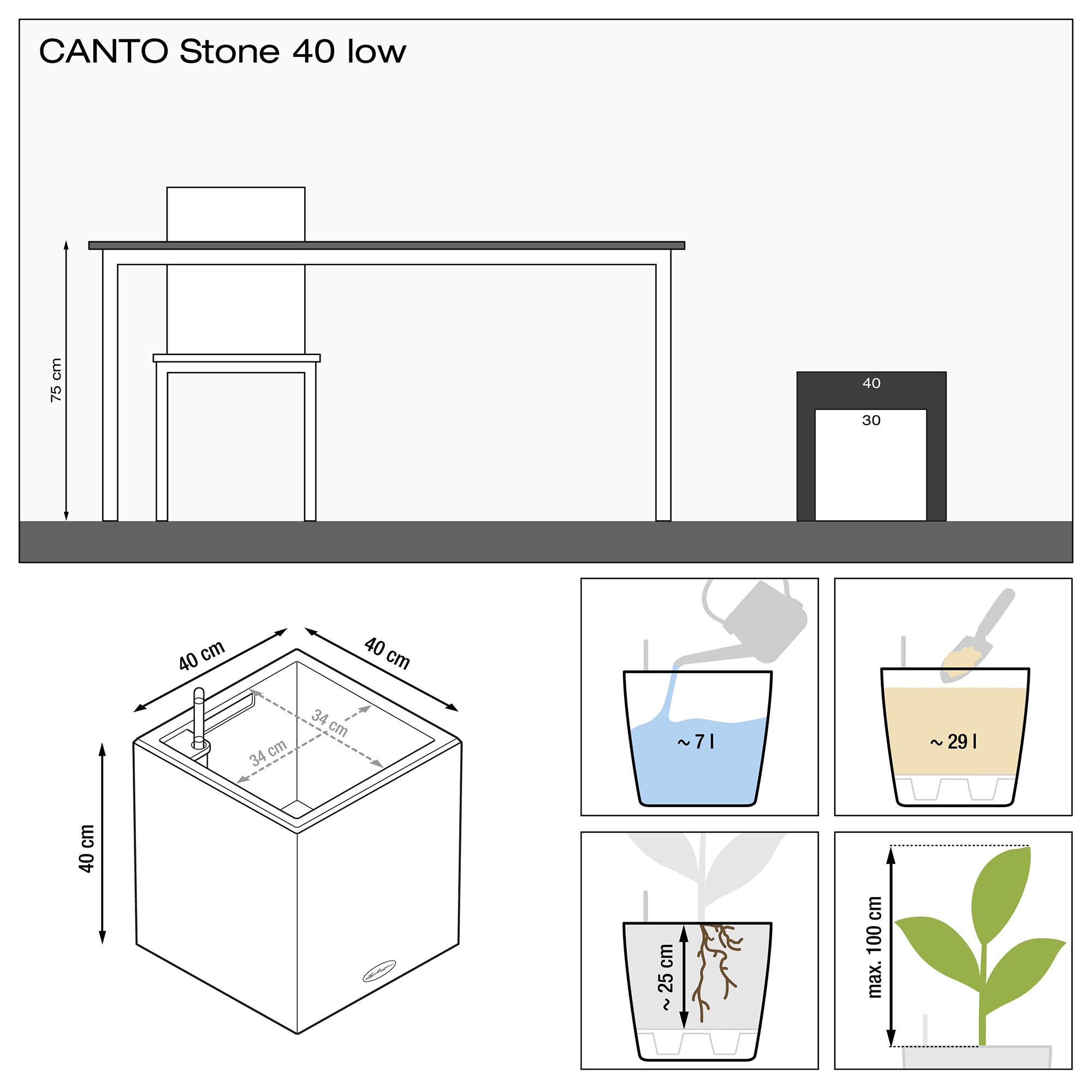 CANTO Stone 40 low sand beige additional thumb 3