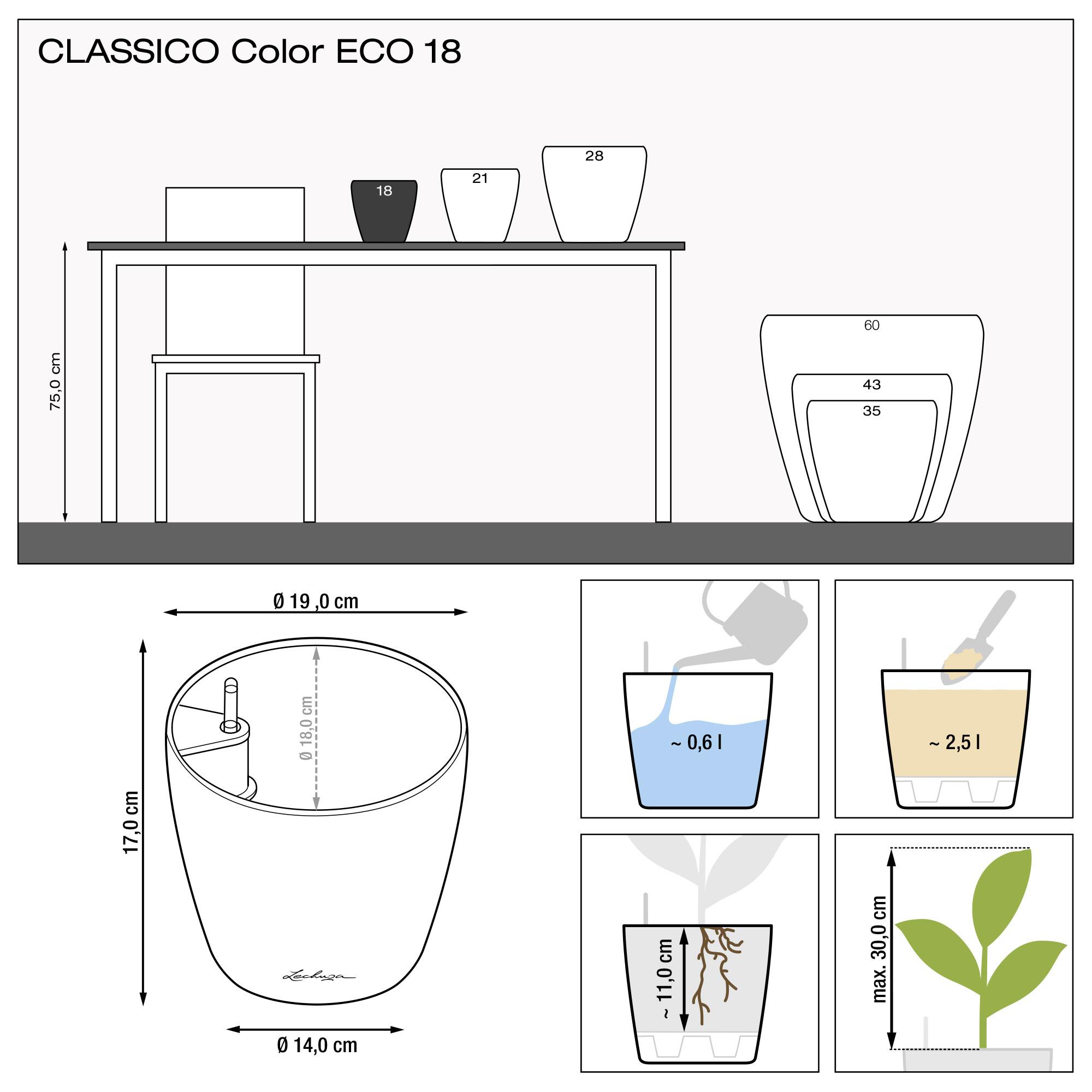 CLASSICO Color ECO 18 сірий additional thumb 1