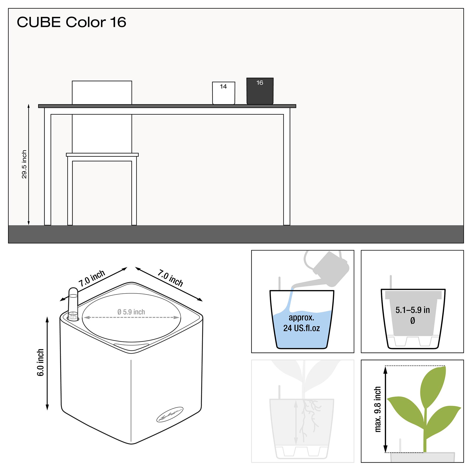 Lechuza Ersatzteil Wasserstandsanzeiger Vorbeutel zu Cube Color 16