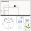 CUBE Glossy 14 bianco lucido additional thumb 2