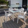 Small dining table white additional thumb 3