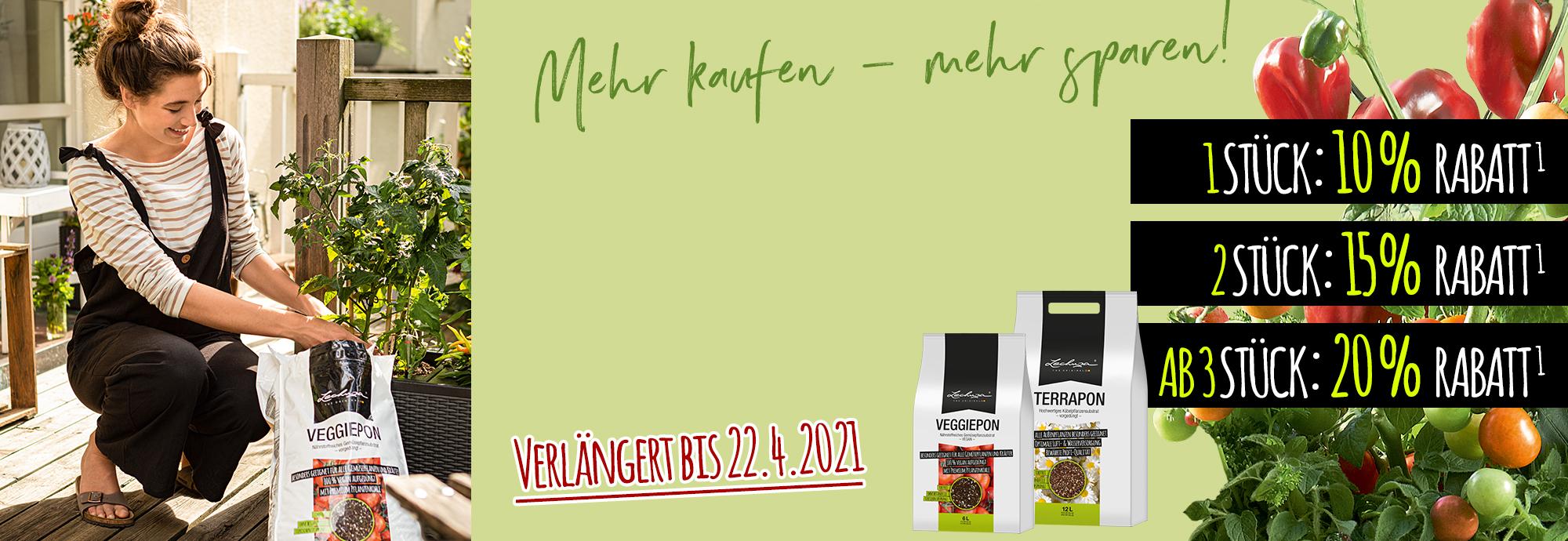 Sparen Sie bis zu 20% beim Kauf von TERRAPON und VEGGIEPON