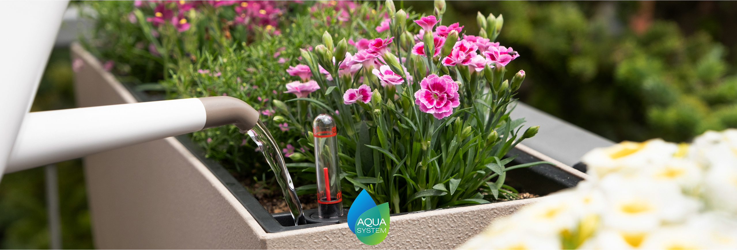 'Das LECHUZA Bew&auml;sserungssystem: Seltener
gie&szlig;en