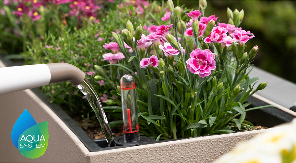 'Das LECHUZA Bew&auml;sserungssystem: Seltener
gie&szlig;en