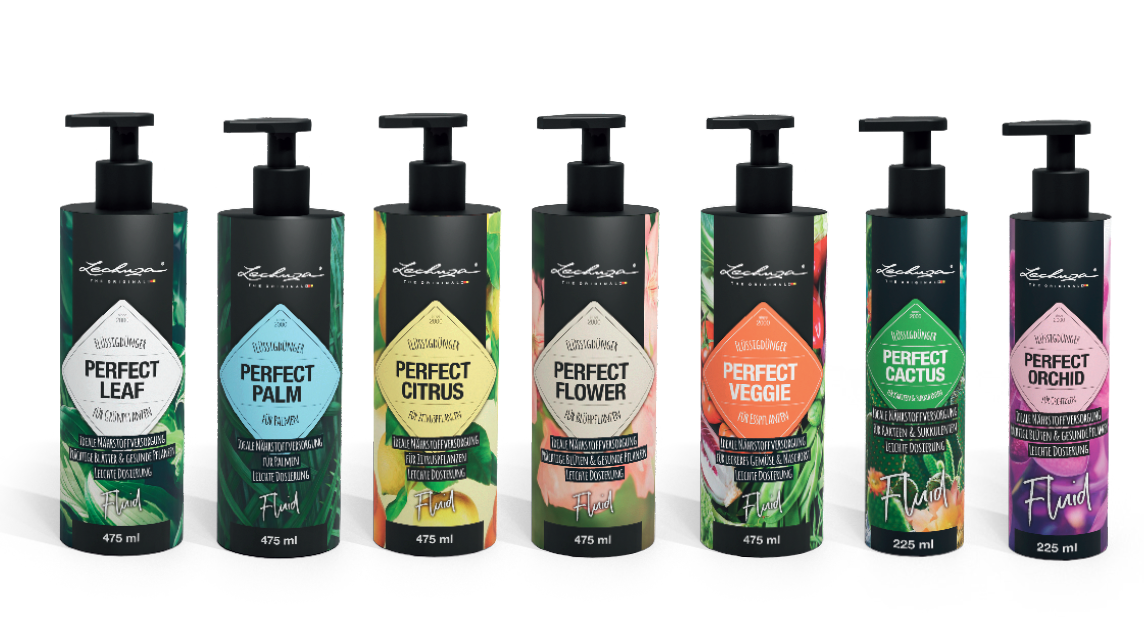 Gruppenbild alle LECHUZA Langzeitduenger