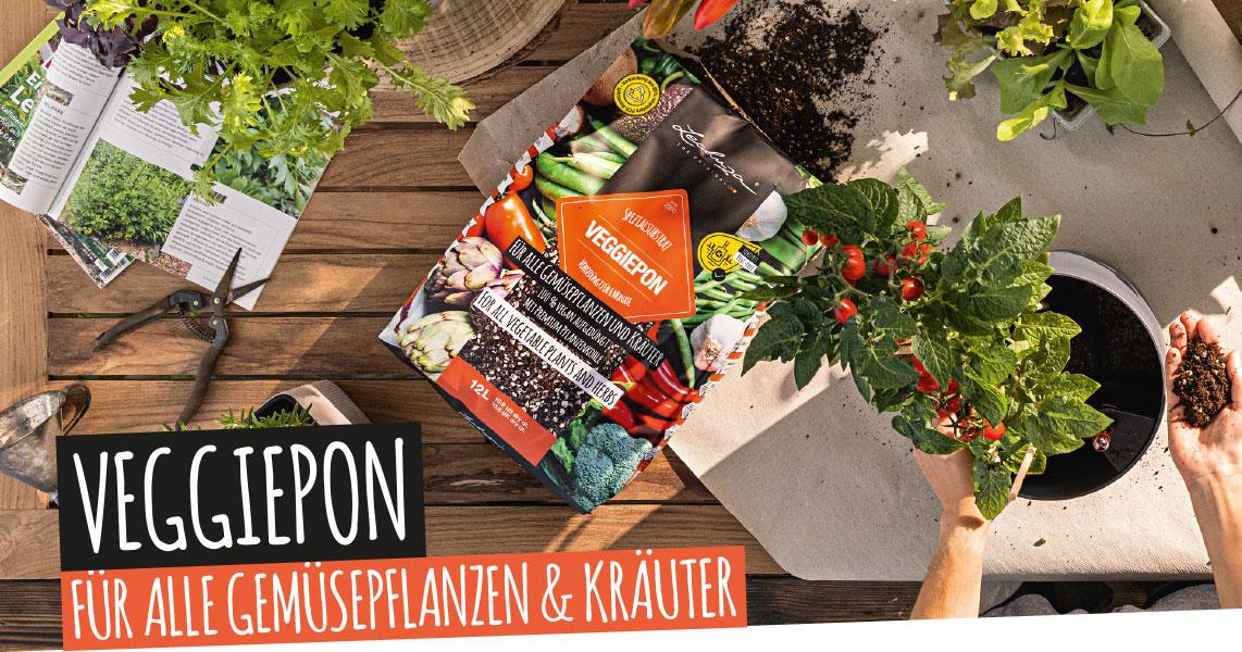 VEGGIEPON: F&uuml;r alle Gem&uuml;sepflanzen und Kr&auml;uter