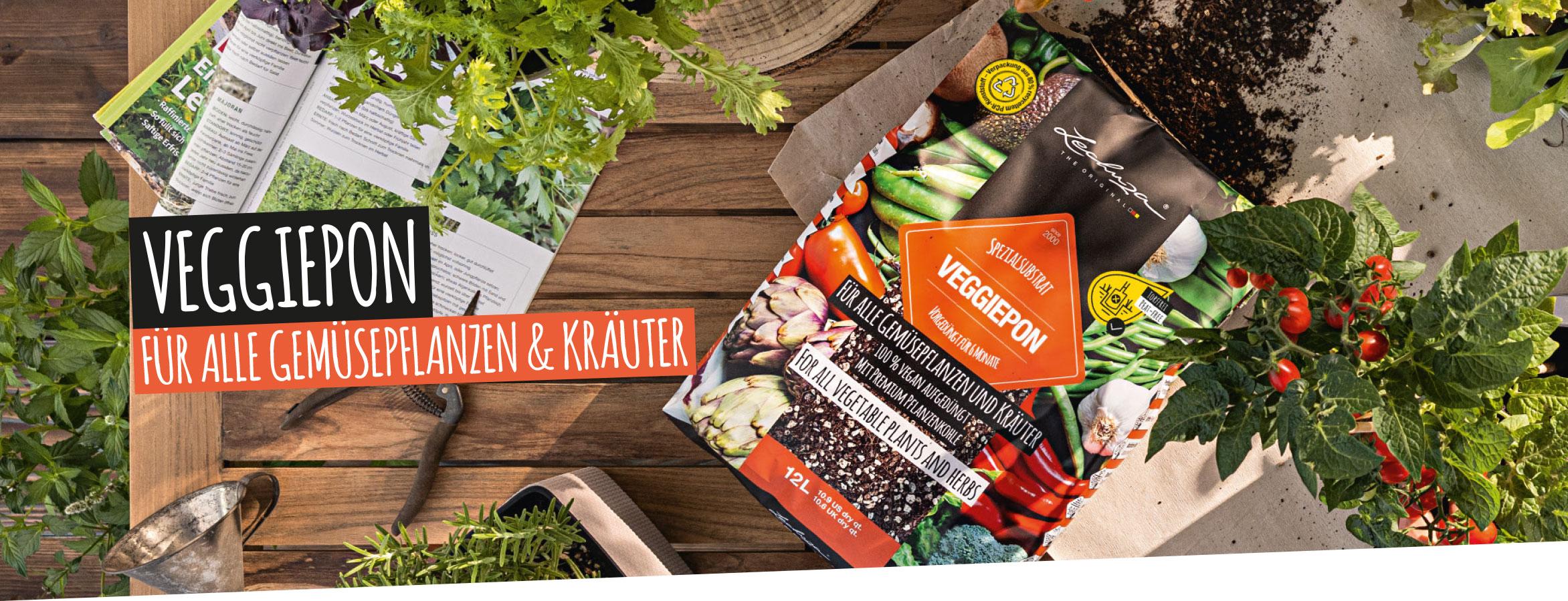 VEGGIEPON: F&uuml;r alle Gem&uuml;sepflanzen und Kr&auml;uter
