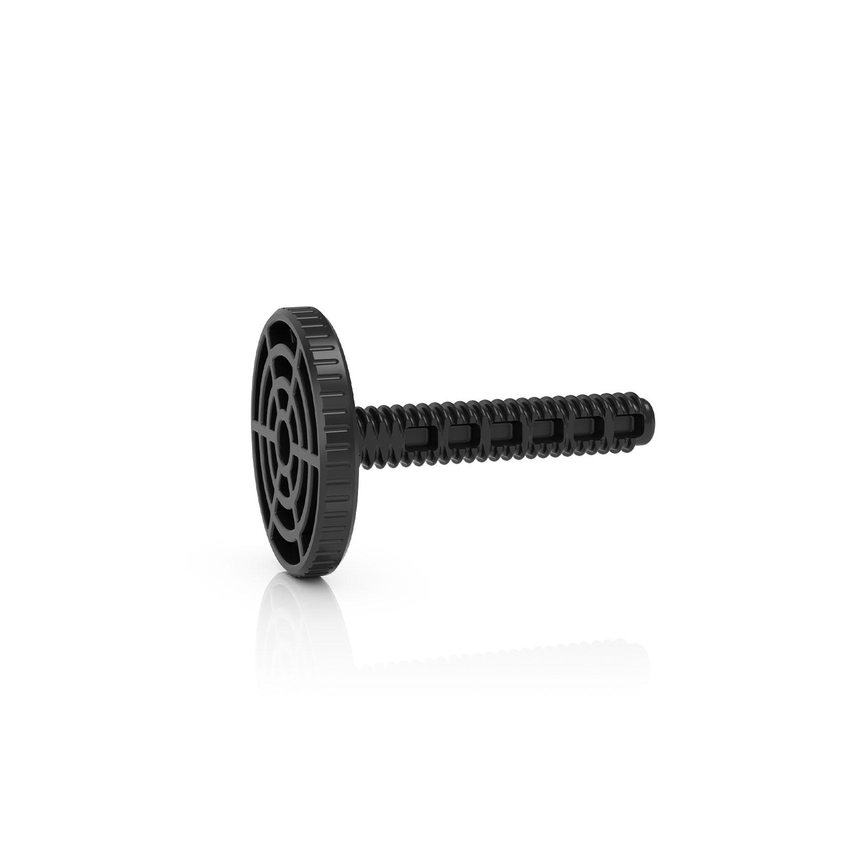 Vis de r&egrave;glage noire pour support balconni&egrave;re BALCONERA&nbsp; (Contenu : 3 vis)