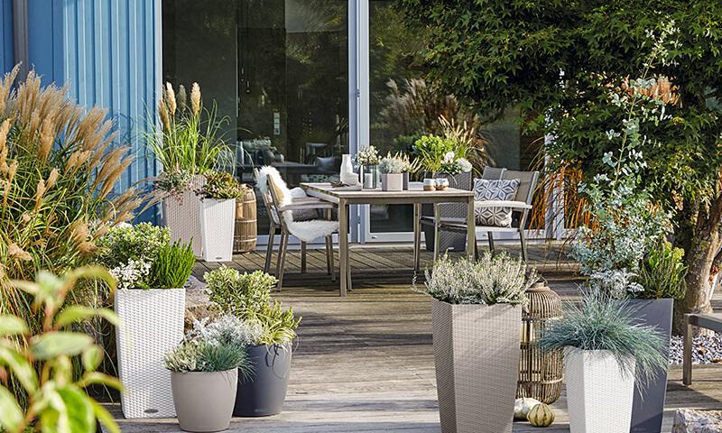 Terrasse für Balkon LECHUZA | Blumenkästen und