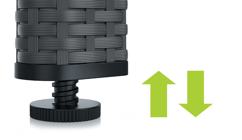 Des vis de r&eacute;glage