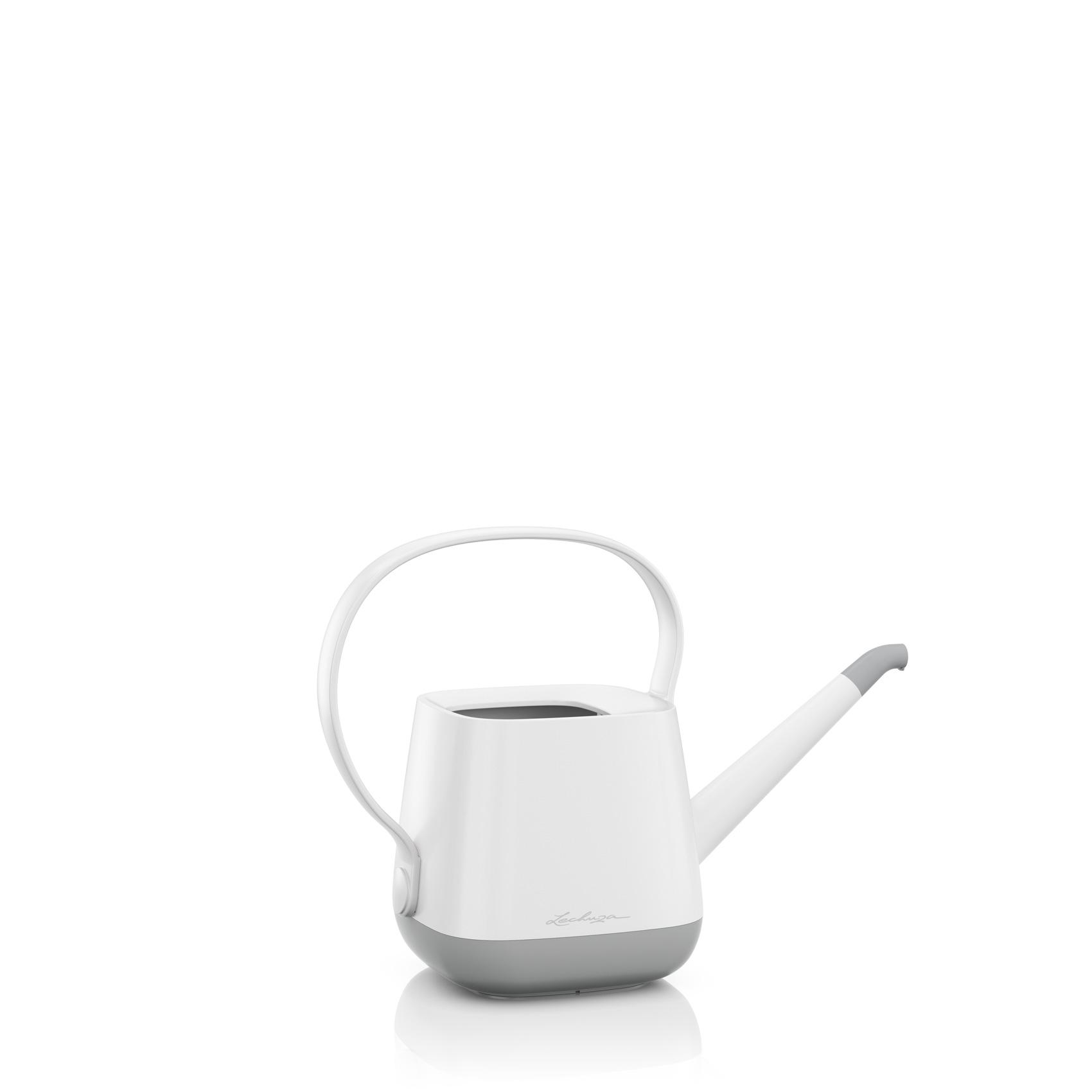Arrosoir YULA blanc/gris satin&eacute;