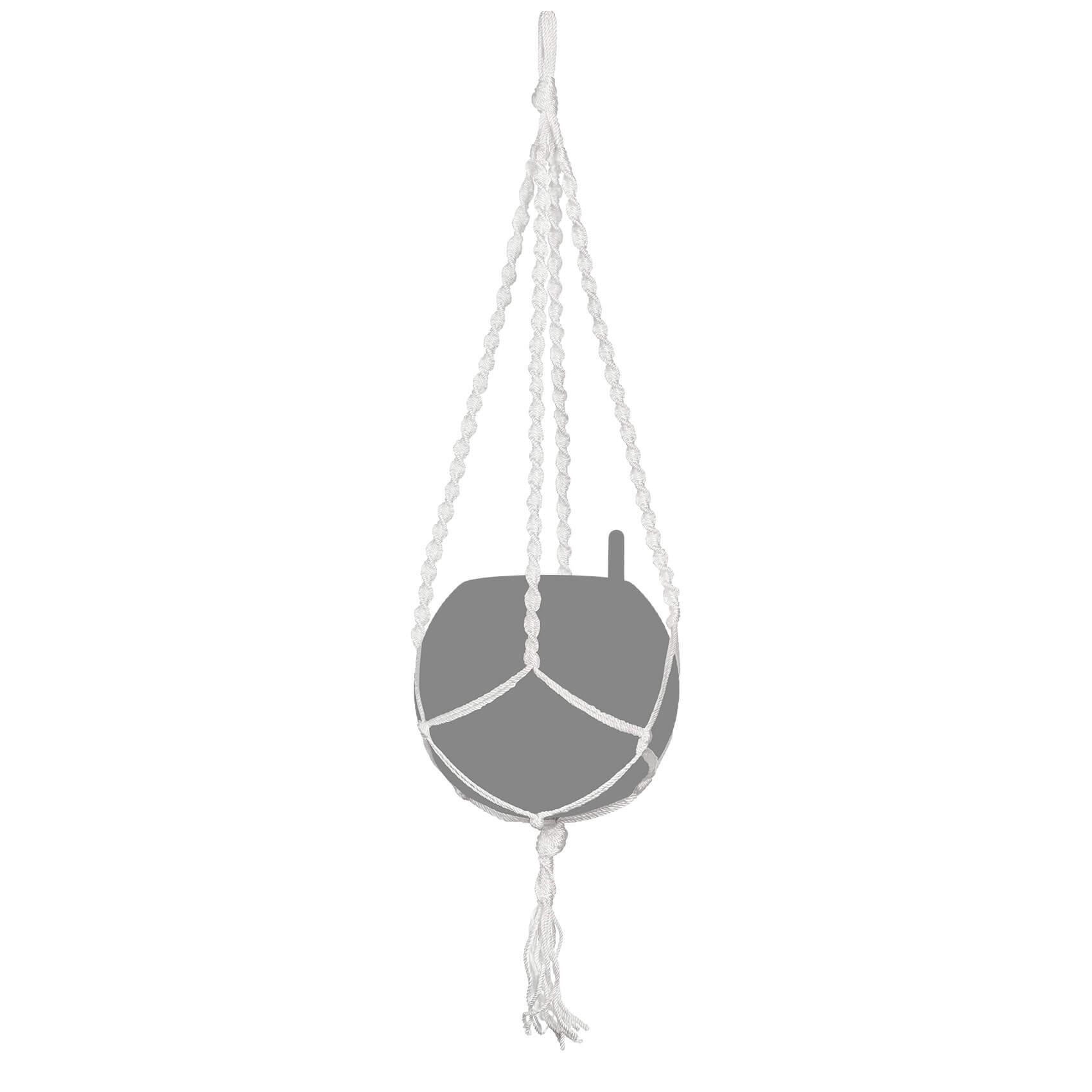MAKRAMEE BOHO 90 blanc