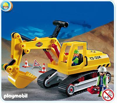 playmobil 123 tractopelle