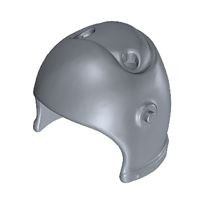 30023280_sparepart/HELMET WITH HOLES FOR ORNAMENT SILVER