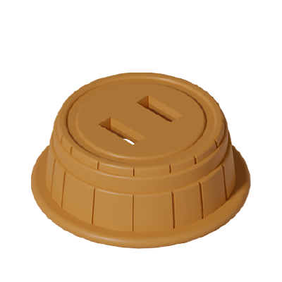 30026650_sparepart/ANVIL BASE LIGHT BROWN