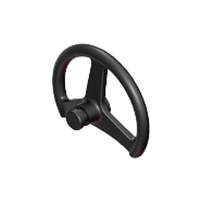 30037040_sparepart/WHEEL: STEERING, BLACK