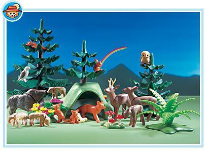 playmobil animaux de la forêt