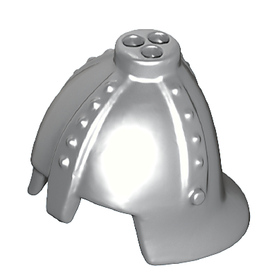 30077840_sparepart/HELMET: II KNIGHT SILVER