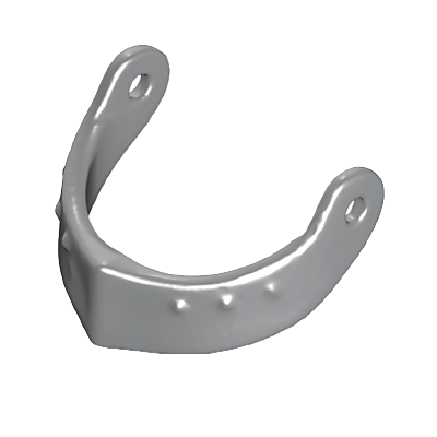 30077850_sparepart/VISOR: II HELMET, SILVER