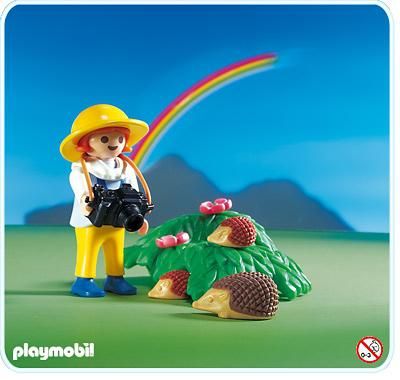 Playmobil Landleben Igel Familie Tiere 