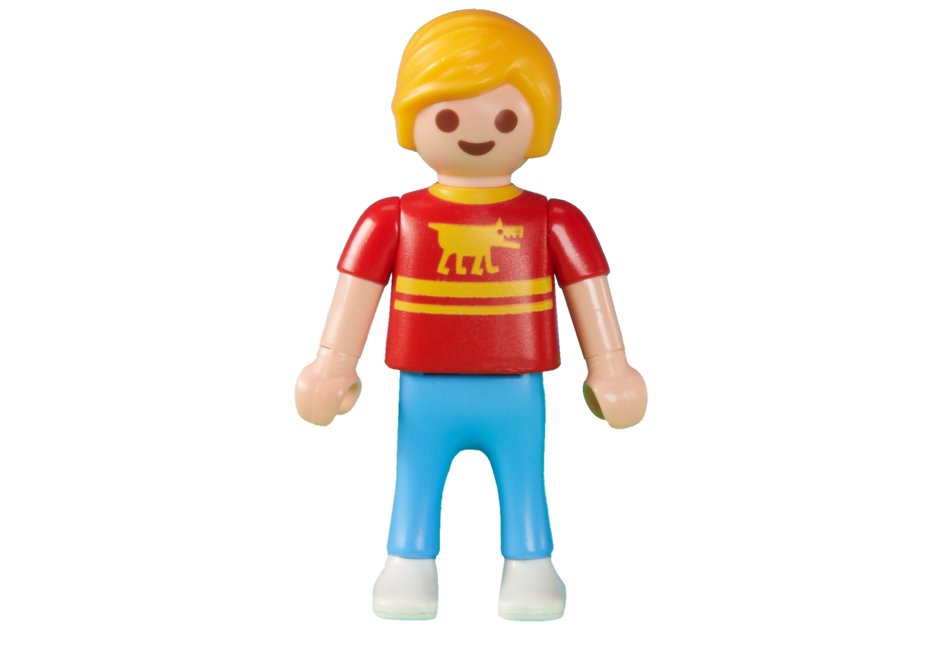 Kinderfigur Kind mit roten Haaren Playmobil Figur 1 kleiner Junge 