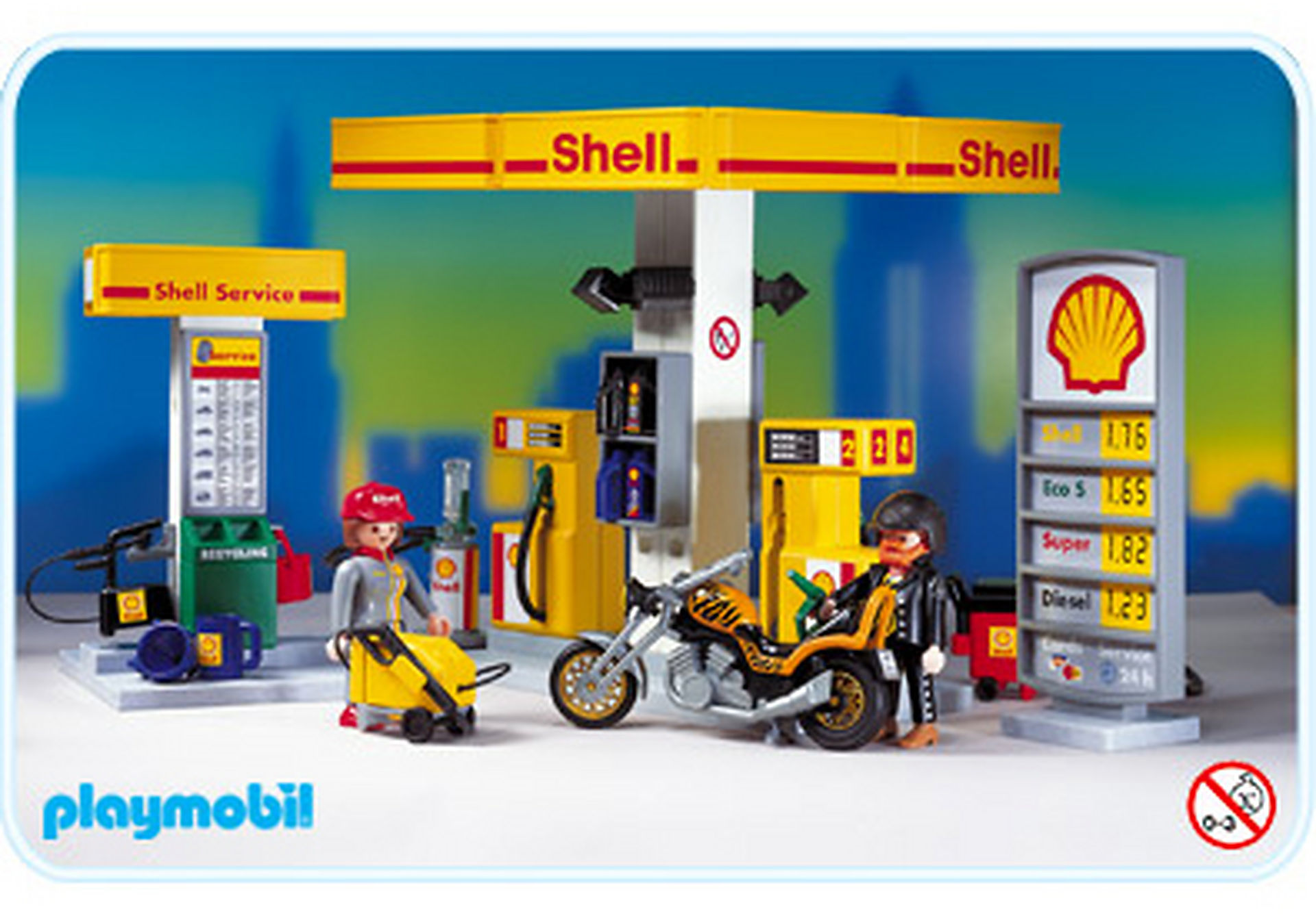 Station Service Shell 3014 A Playmobil Station Service Shell 3014 A Playmobil