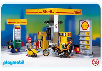 Playmobil Shell Tankstelle 
