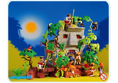 Playmobil 3015 Temple de la jungle Complet et avec notice Année 1