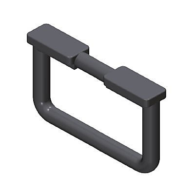 30200410_sparepart/TABLE LEG, D-SHAPED BLACK