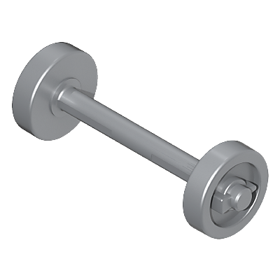 30209202_sparepart/AXLE: CANNON, silver
