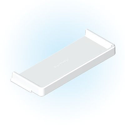30213083_sparepart/SHELF SMALL WITH EDGES WHITE