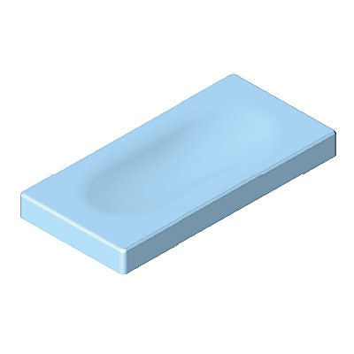 30213763_sparepart/TABLE, PLAIN, RECTANGULAR PALE BLUE