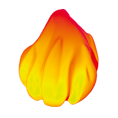30215682_sparepart/FIRE/FLAME - ORANGE