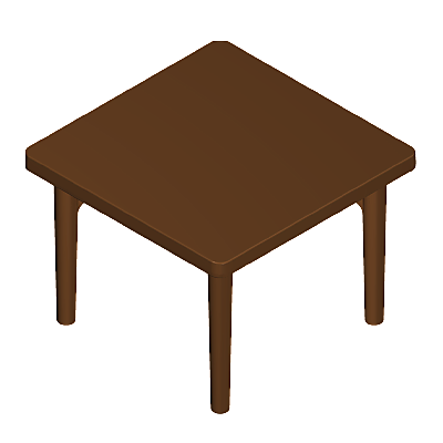 30223052_sparepart/Table carré marron II