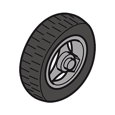 30224412_sparepart/Pneu du scooter