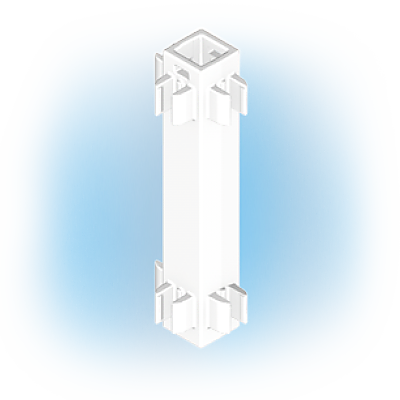 30241322_sparepart/Poteau blanc avec clips