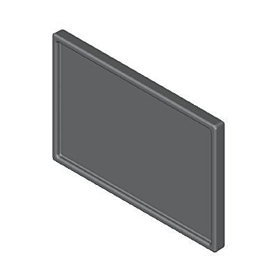 30244820_sparepart/Plateforme rectangulaire noire