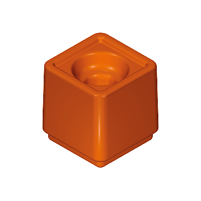 30251300_sparepart/FLOWER POT - ORANGE/BROWN