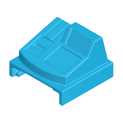 30254753_sparepart/Caisse enregistreuse jouet bleue