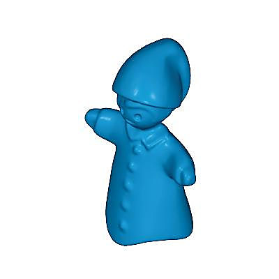 30270830_sparepart/PUPPET WITH HAT BLUE