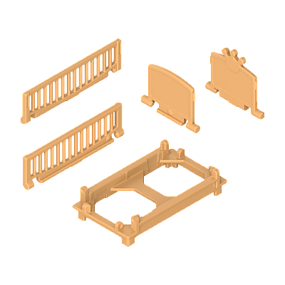 30511293_sparepart/Kinderklappbett 5tlg.